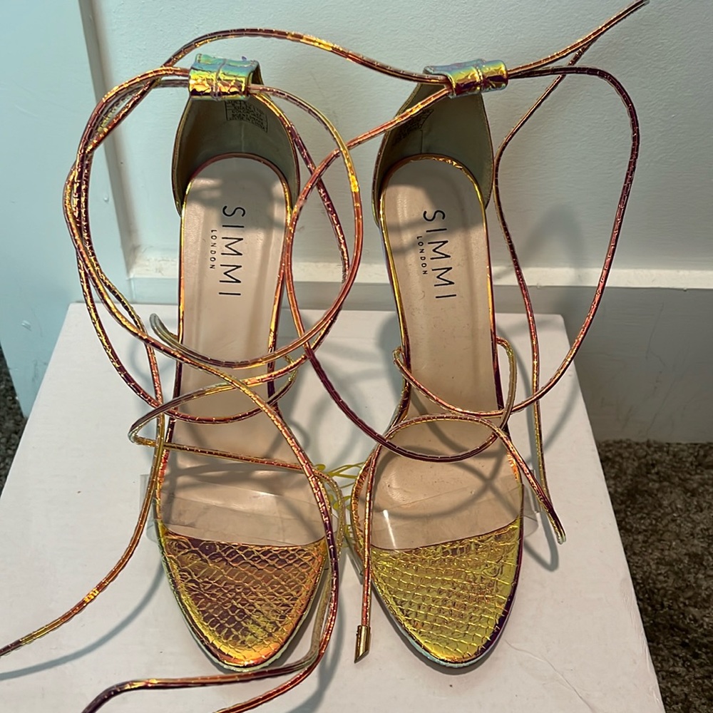 Simmi London Shania Iridescent Heel